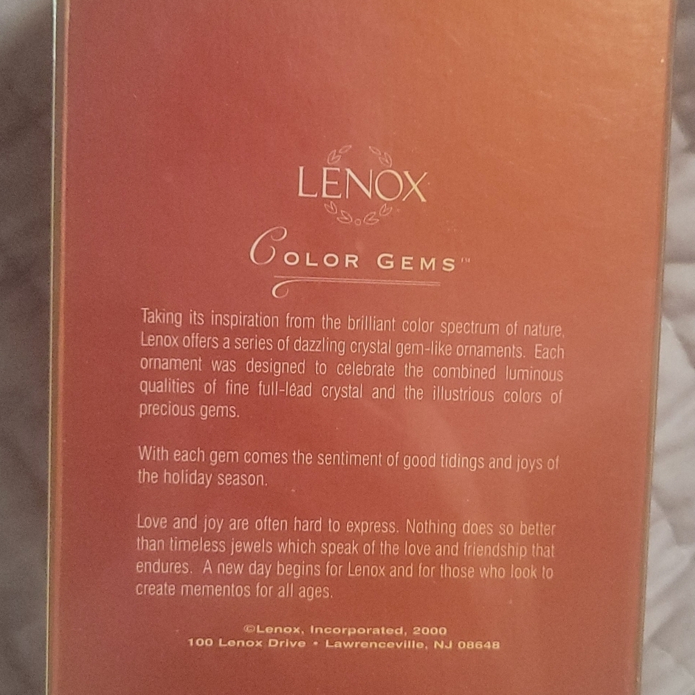 Lenox Color Gems Collection Box - Picture 2 of 2